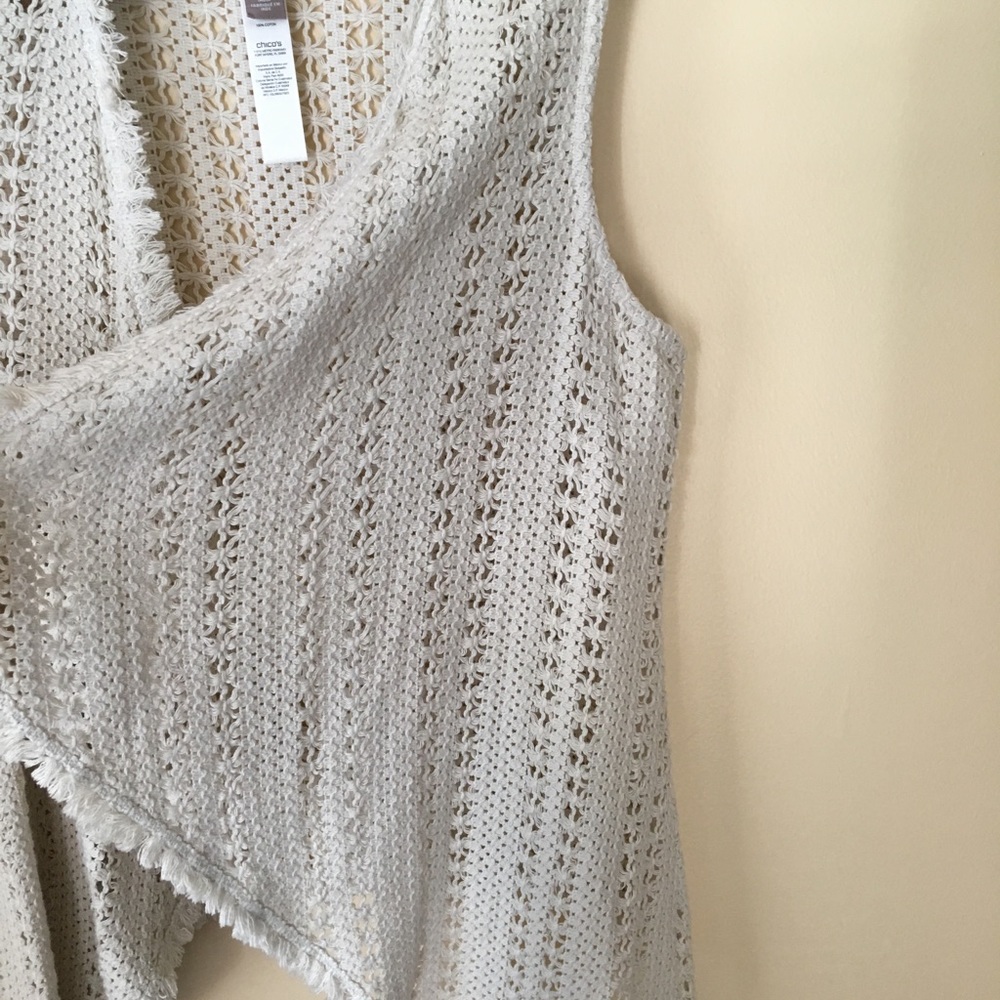Chico’s woven vest